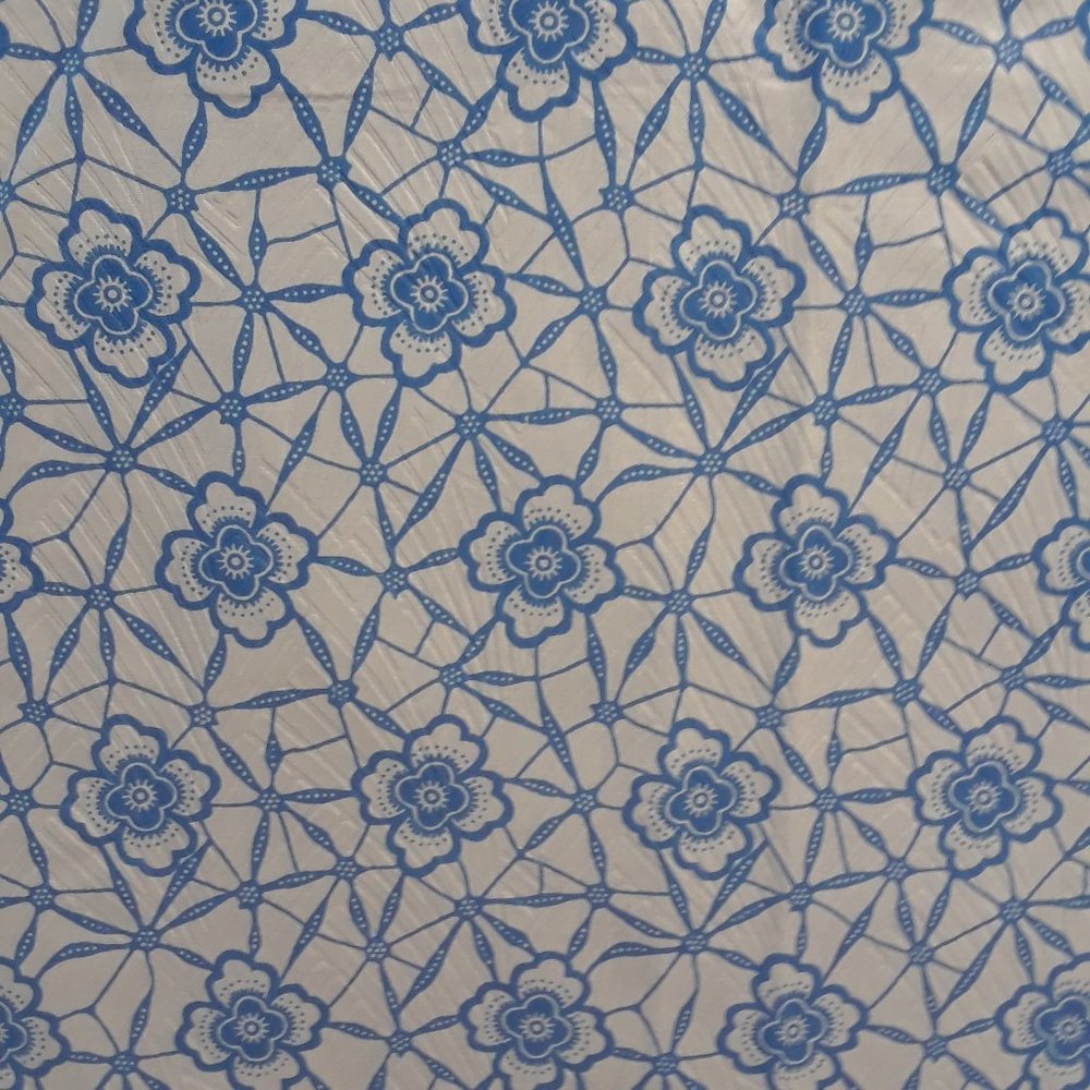 Blue and White Wax Fabric (3 for $12)